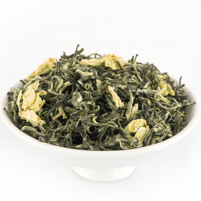 良平茉莉花茶叶茉莉绿茶茉莉茶茉莉花茶小袋装浓香型飘雪罐装52g
